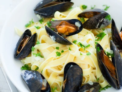 Receta de Pasta con Mejillones