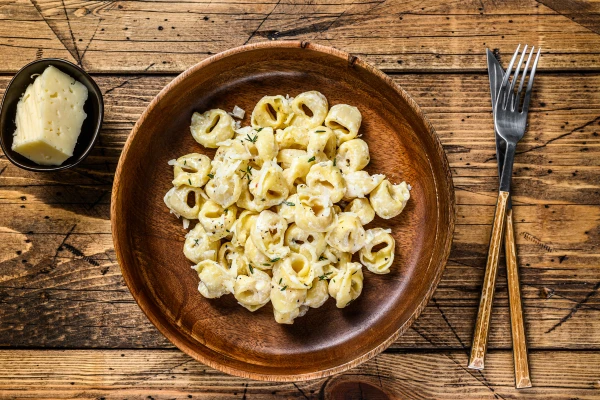 receta de tortellini a la panna